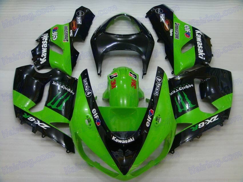 (image for) Fairing kit fit for ZX 6R 2005 2006 117