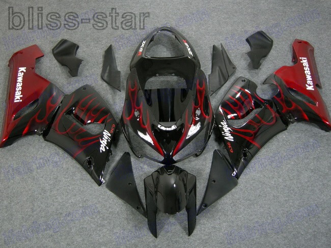 (image for) Fairing kit fit for ZX 6R 2005 2006 138