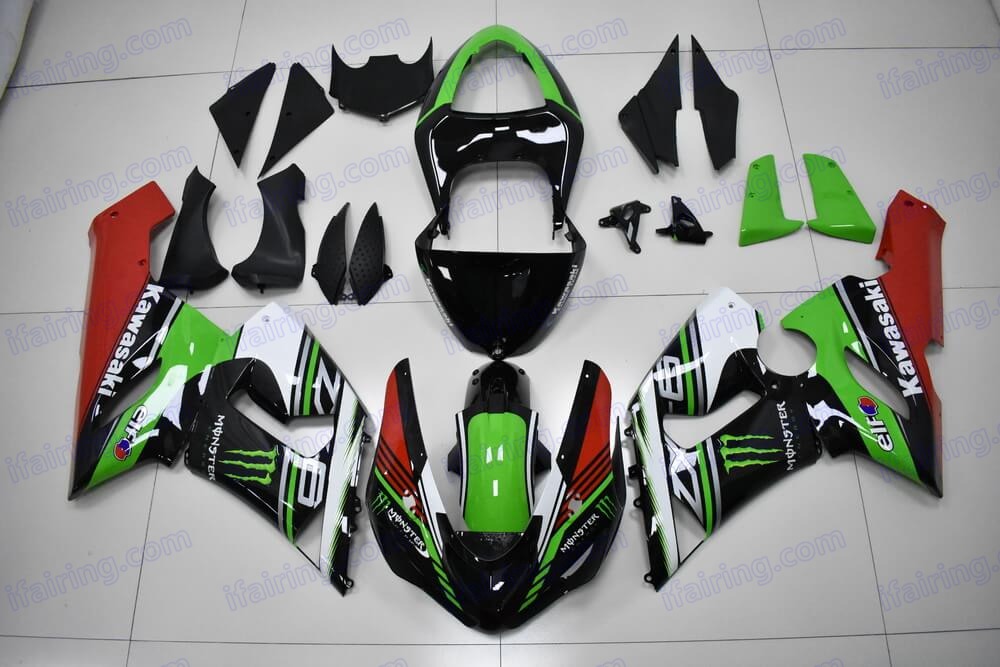 (image for) Fairing kit fit for ZX 6R 2005 2006 228