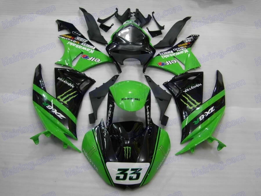 (image for) Fairing kit fit for ZX 6R 2009-2012 109