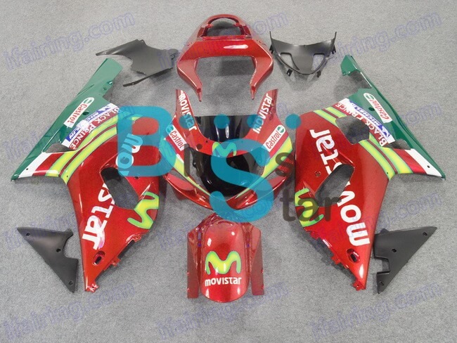 (image for) Fairing kit fit for Suzuki GSXR 600 750 k1 2001 2002 2003 201